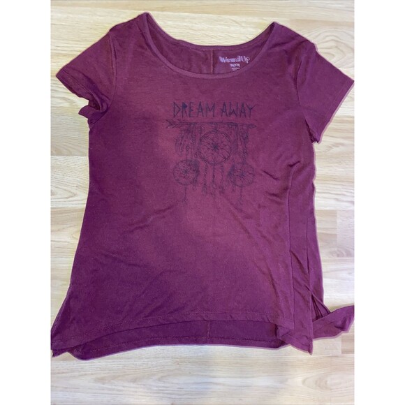 Wound Up T shirt Maroon Medium Dream Catcher - Picture 1 of 3
